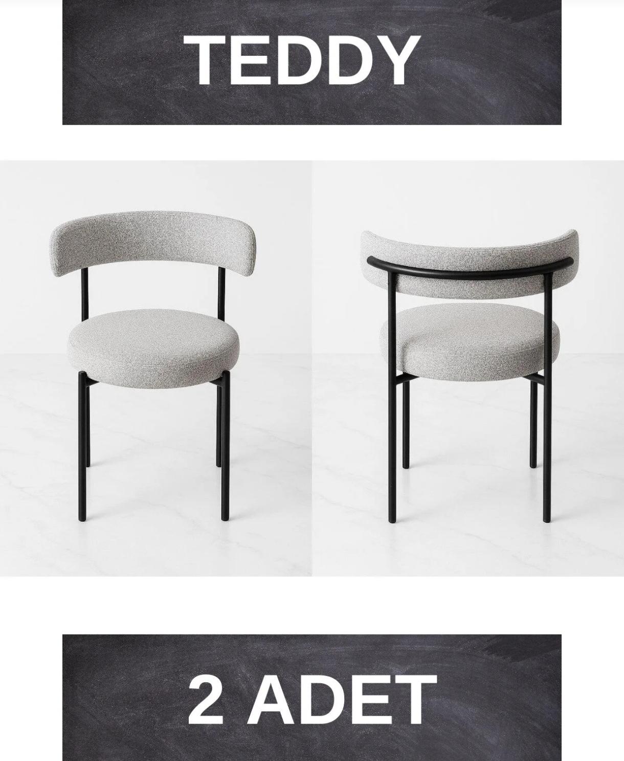 Teddy sandalye 2 adet